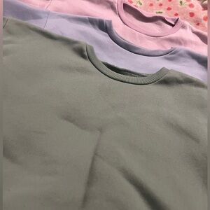 Women's sweater in green, purple and pink new  sweater 3 PIECES